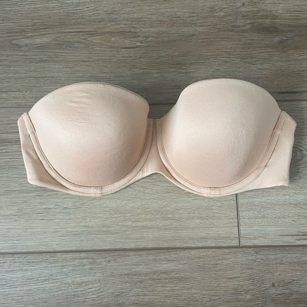 Calvin Klein strapless bra nude